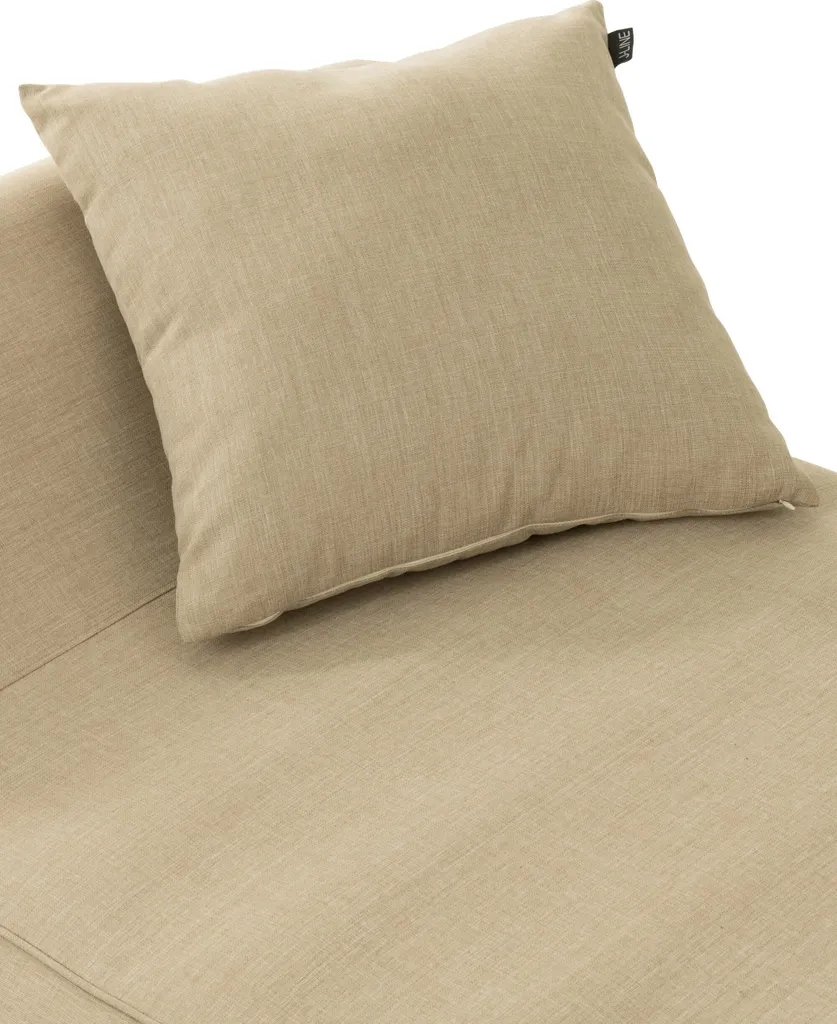 Coussin de Jardin Beige J-Line en Polypropylène pour Mobilier de Terrasse - 4
