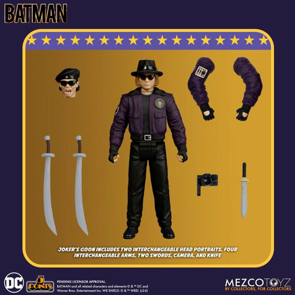 DC Comics Universum Batman 1989 Joker Goon Figur 9,5cm