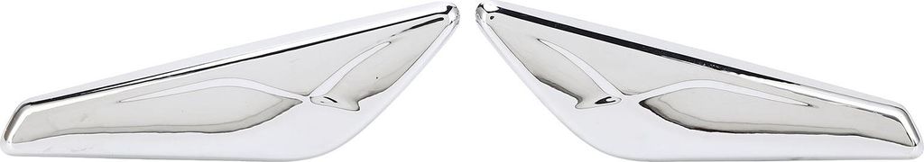 2PCS Front Fender Chrome Finisher 51117338569 Ersatz für x3 x4 f25 f26 2013-2017