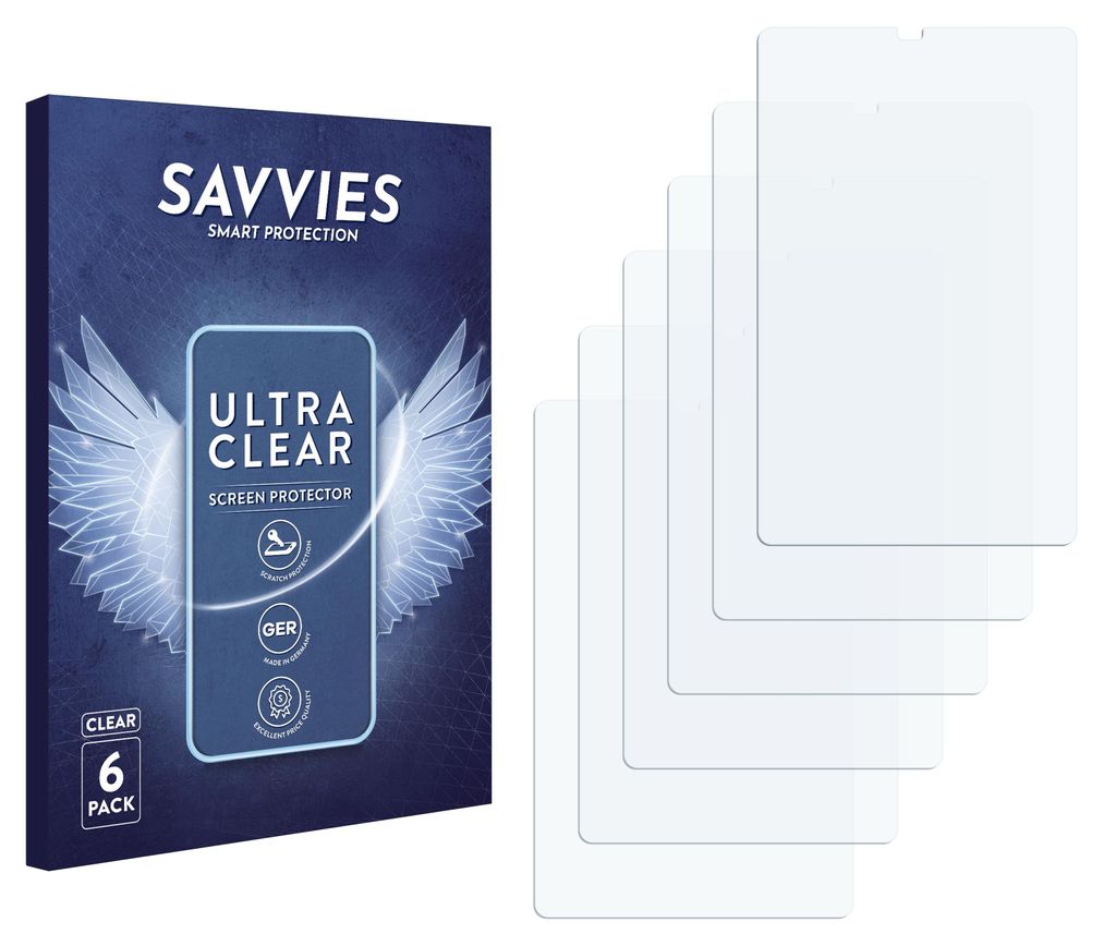 6x Für Lenovo Legion Tab Gen 5 Schutzfolie Savvies Displayschutz Display Schutz Folie Klar Transparent