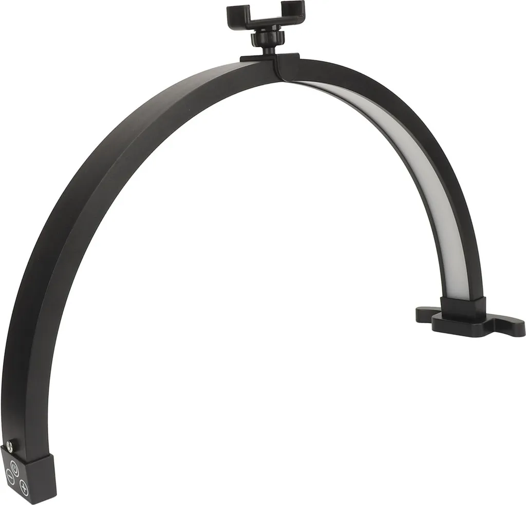 Lampe de Bureau Demi-Lune pour Soins de la Peau et Extension de Cils 20W