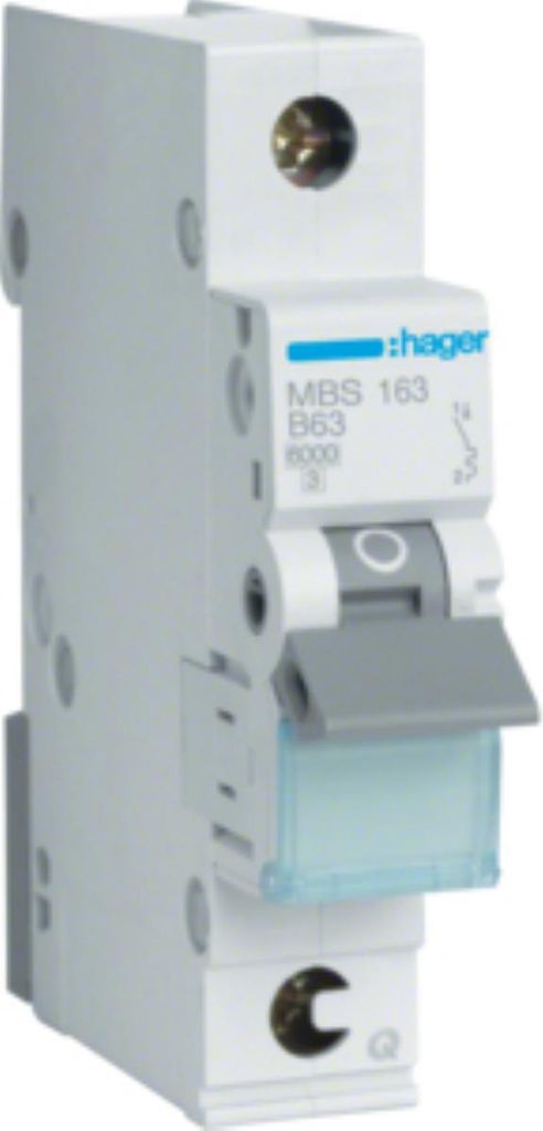 Hager MBS163, Typ B Produktbild 