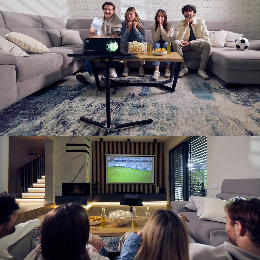 Vidéoprojecteur Smart Android Overmax Multipic 5.1 Wi-Fi Home Cinéma LED - 21