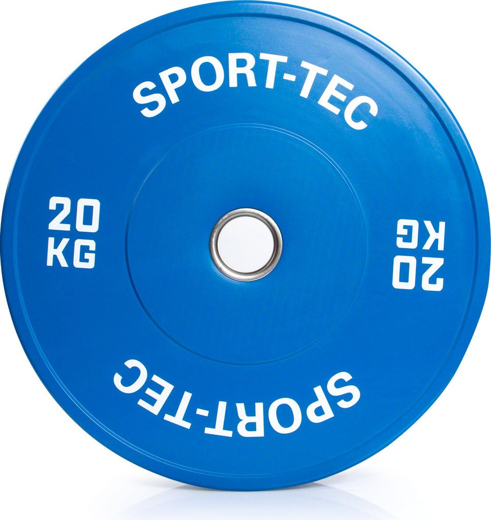 Hantelscheibe Olympia Bumper Plate, 50 mm, 20 kg, blau