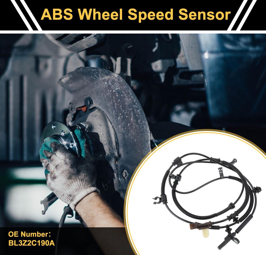 ABS Radgeschwindigkeitssensor ABS Sensor Antiblockiersystem Sensor Nr. BL3Z2C190A für Lincoln Mark Lt 2011-2014 1 Stück Hinten Rechts