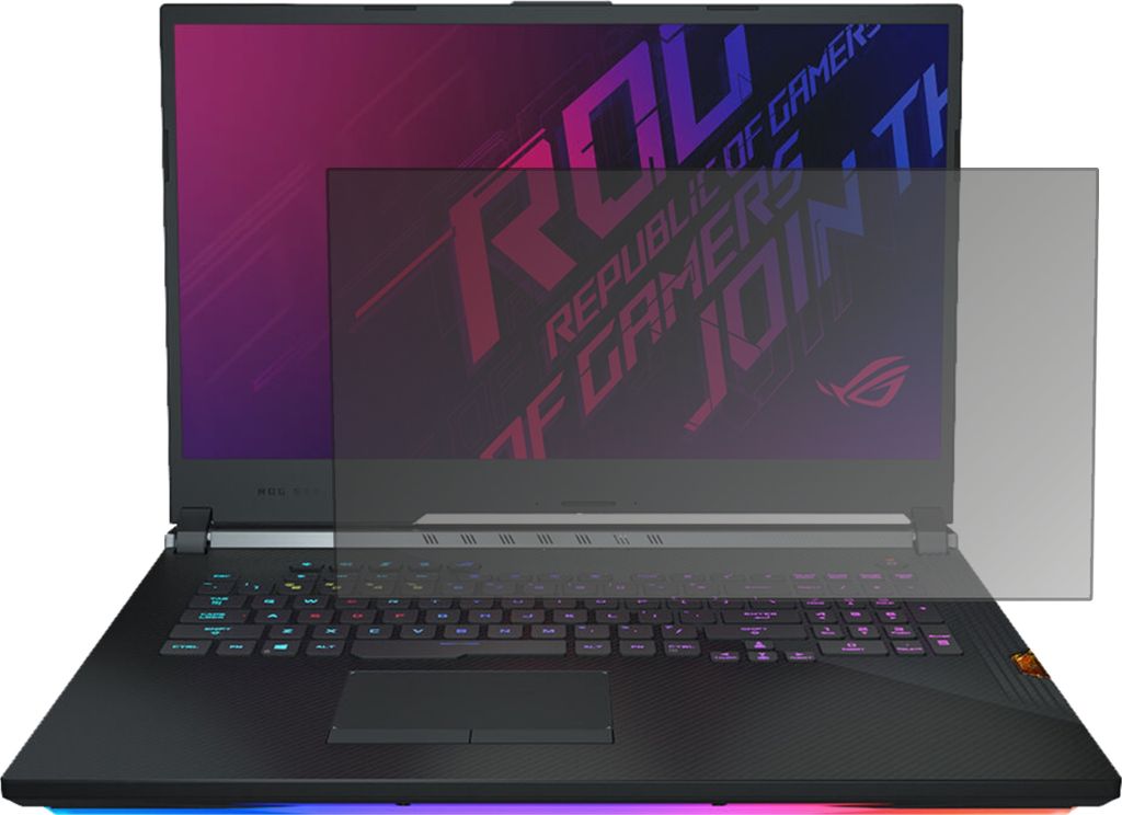 Blickschutzfolie für Asus ROG Strix Scar III G731GW-EV104T matt Schutzfolie Folie Display Schutz dipos