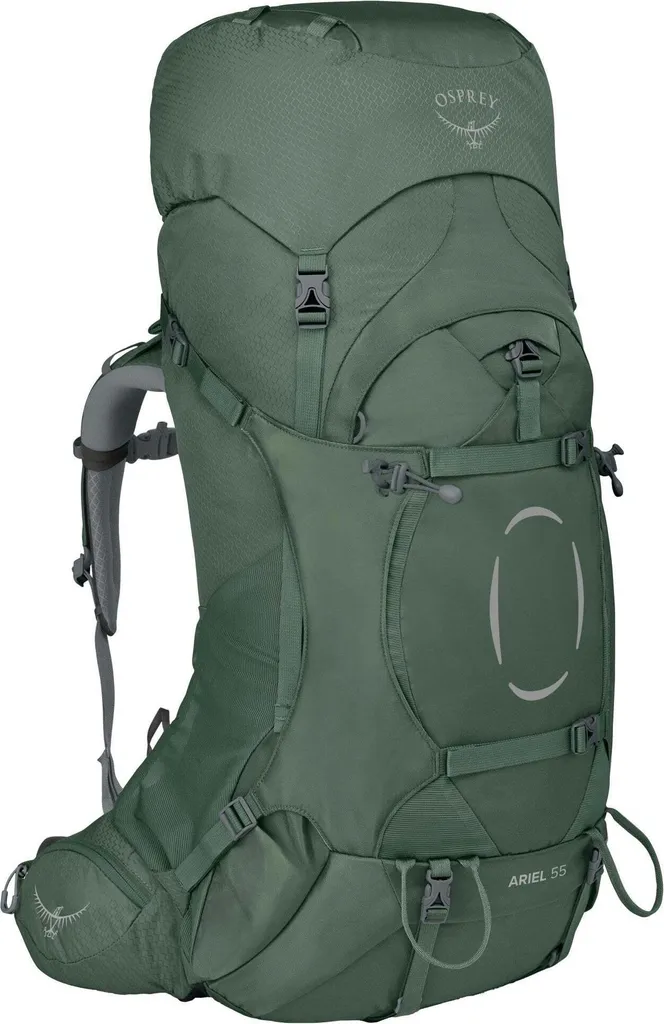 Ariel 55 Women Sac de Trekking avec Dos Réglable 73 cm Medium Grey