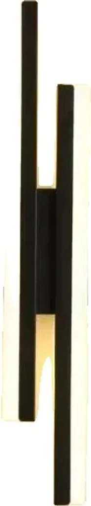 Applique murale LED moderne avec variateur 3 couleurs noir gauche 65cm