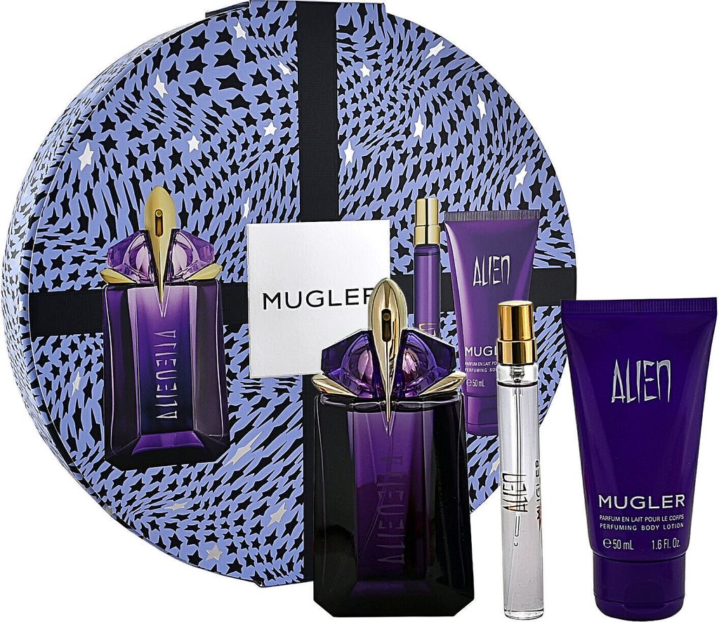 Mugler Alien Edp 60Ml + Body Lotion 50Ml + Edp 10Ml Produktbild 