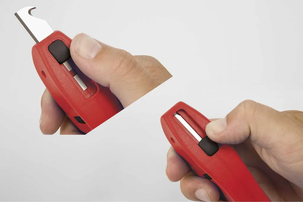Dénudage sans dommages : Couteau à câble NWS 725H haute précision 28mm