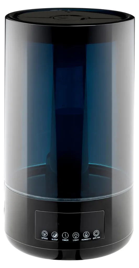 Humidificateur Grundig HD-1903A contre l'Air Sec avec Télécommande Noir