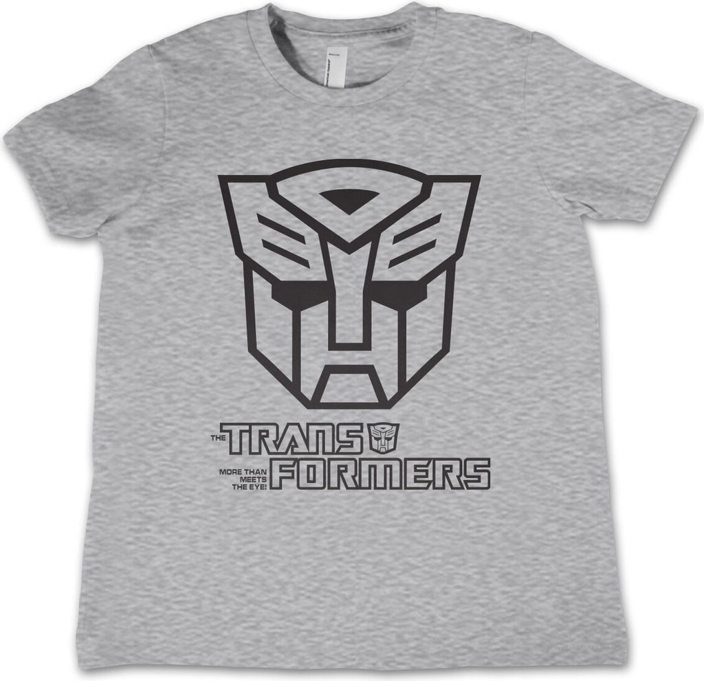 Autobots Monotone Kids T-Shirt - 12Years-XL - HeatherGrey Produktbild 