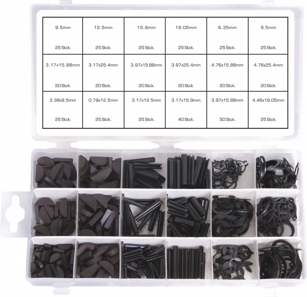 460 Goupilles et circlips pour supprimer le jeu mécanique en atelier