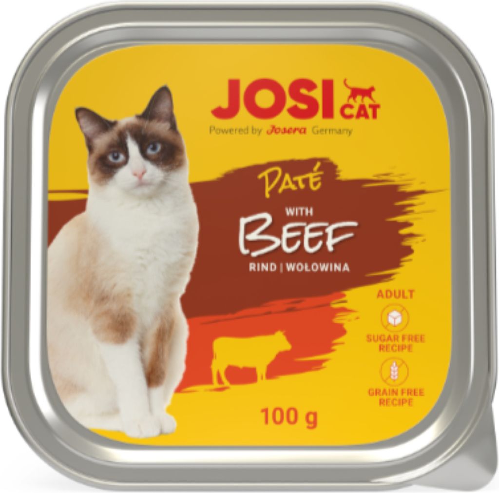 Josera JosiCat Pate Beef - Nassfutter für ausgewachsene Produktbild 