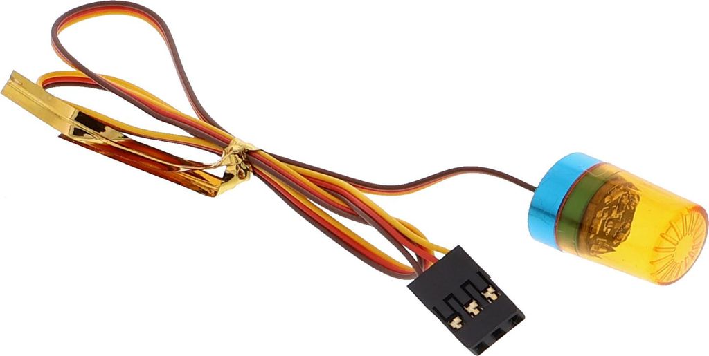 Rundumleuchte, Warnleuchte - RC 5V, Arduino kompatibel Ausführung: 13x18 mm - Orange
