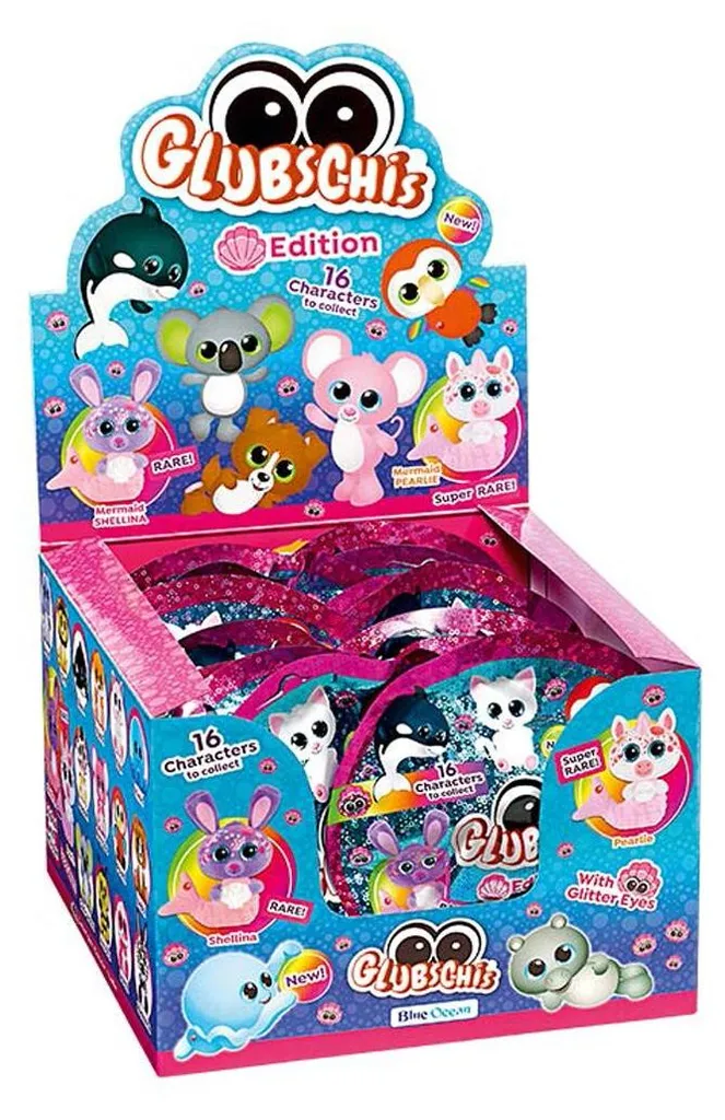 Figurines Glubschis Édition Coquillage Série 4 - Présentoir de 20 Sachets