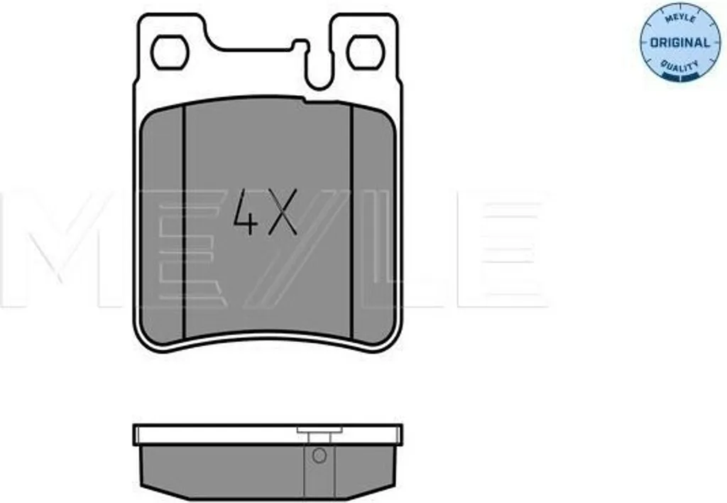 MEYLE 025 213 0515 Plaquettes de Frein Arrière pour Mercedes W203 W210