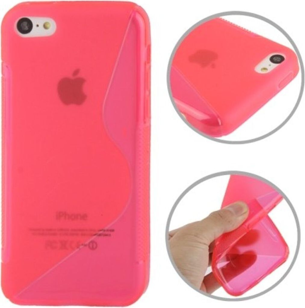 Handyhülle TPU Case für Handy Apple iPhone 5C Pink