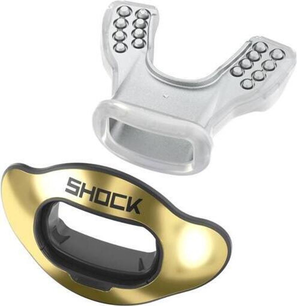 Shock Doctor Interchange - Chassis + Shiel Color Gold Chrome American Football Artikel