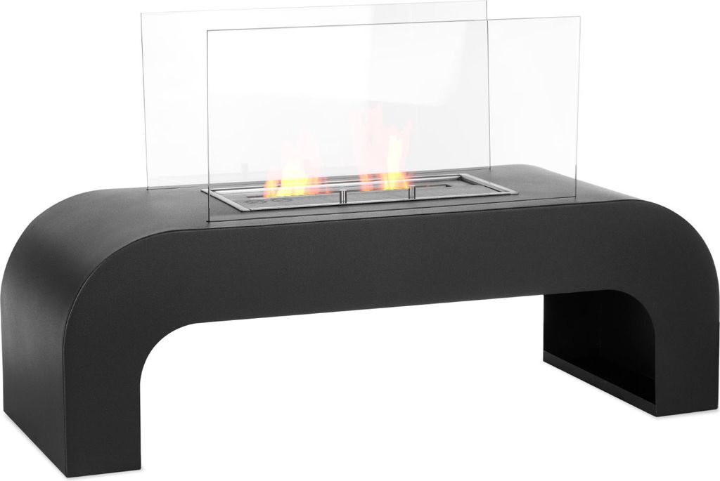 Moritz Ethanol Kamin freistehend I Standkamin 45 x 75 x 30 cm I 1,5 Liter Brenner I Bioethanol Kamin