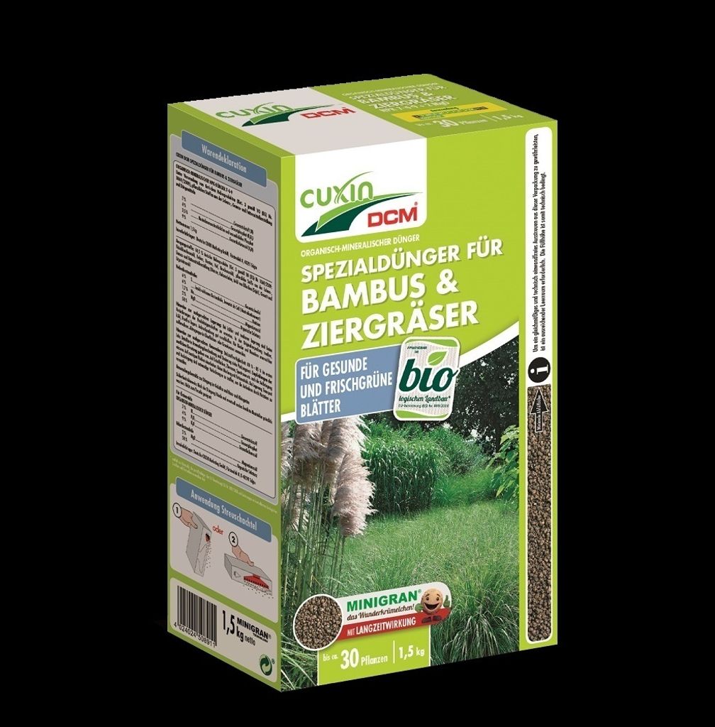 Cuxin DCM Spezialdünger für Bambus & Ziergräser 1,5 kg Produktbild 