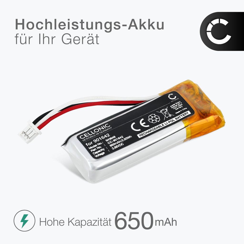 CELLONIC, Akku für Haustechnik Kompatibel mit Somfy Nina Produktbild 