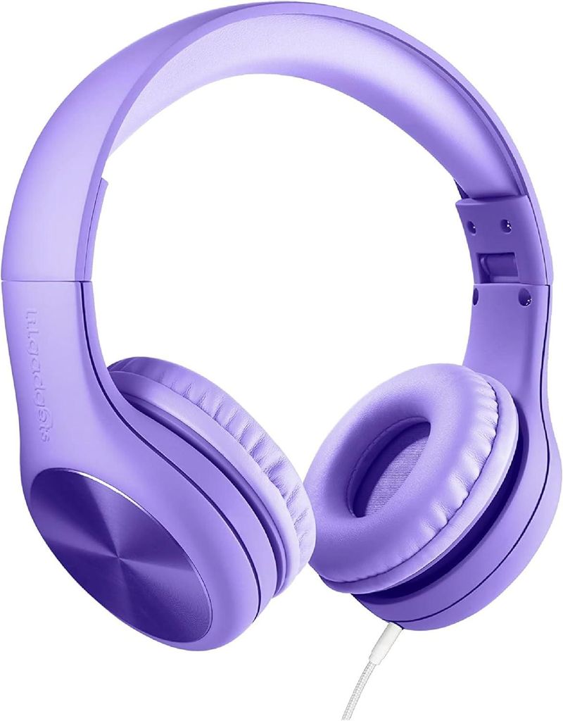 Over-Ear-Kopfhörer Kinderkopfhörer mit Geräuschunterdrückung – für den Komfort von Kindern entwickelt, faltbares Over-Ear mit integriertem M...