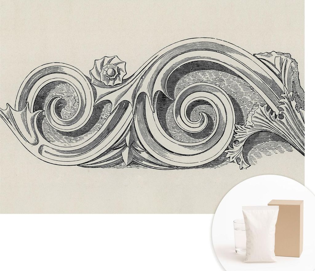 Fototapete - Wandbilder für Wohnzimmer - 208x146 cm - Dekorative Wandfolie - Modernes Design für Wanddekoration - Tapeten für Innenräume - Pfla...