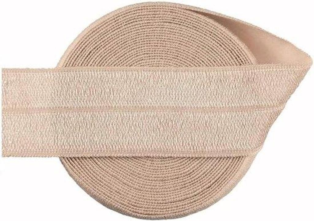 Elastische Naai Lint für Kleding - 3/4 Zoll - Braun - Widerstandsfähig