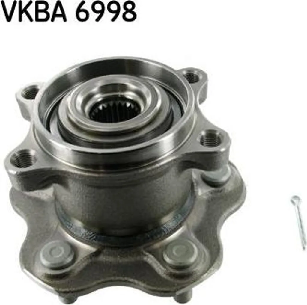 Roulement de moyeu de roue arrière SKF VKBA 6998 pour Nissan X-Trail