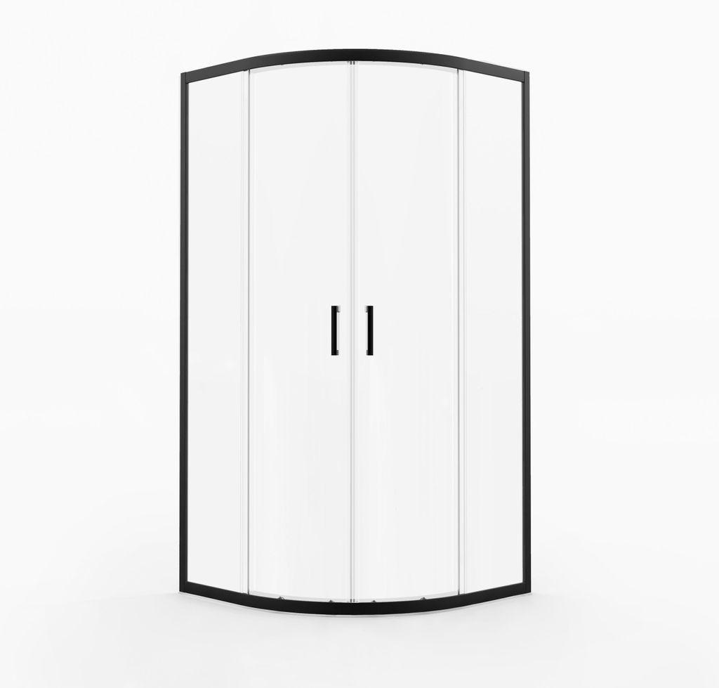 Cabina doccia 90x90 Marwell vetro doccia Factory rotonda, Immagine del prodotto 