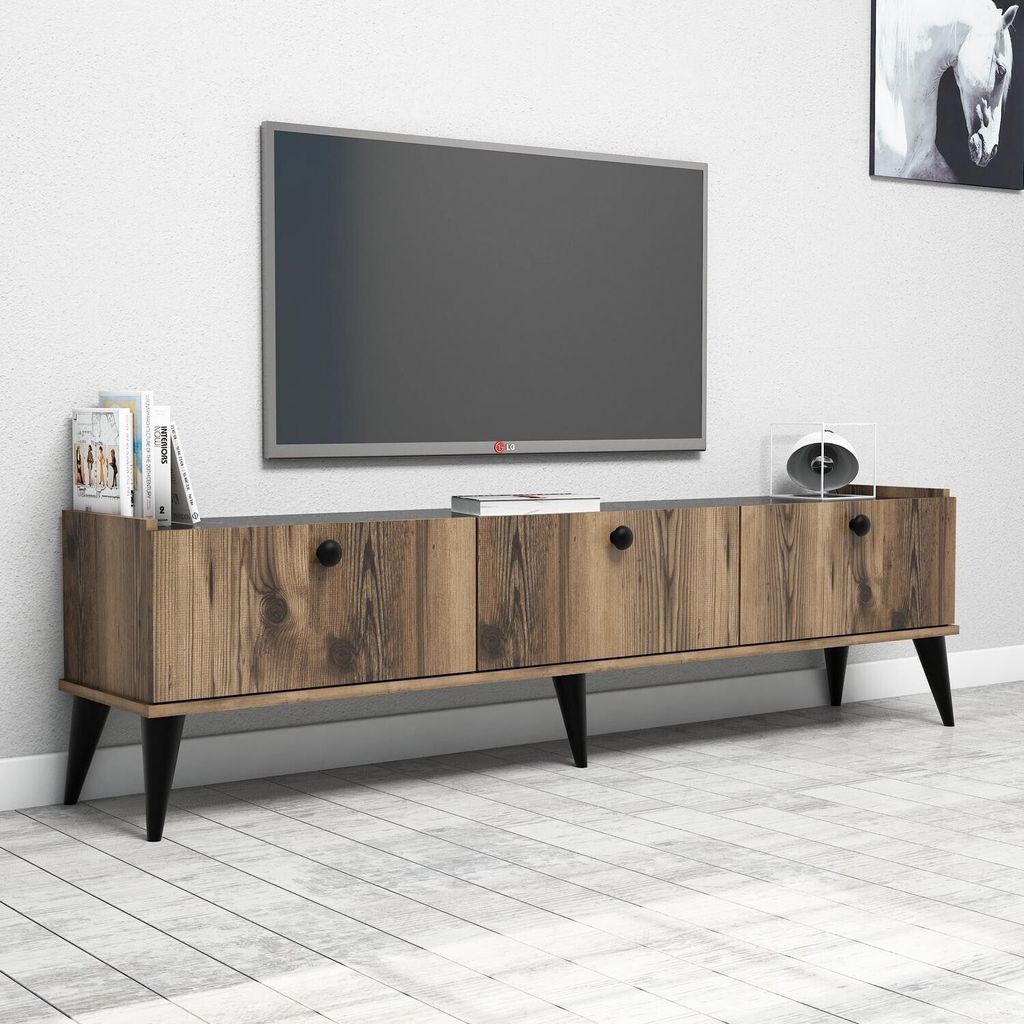 Skye Decor, Lidya, TV skrinky, orech, melamínová Obrázok produktu 