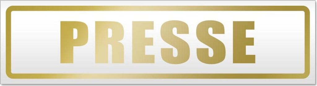 Presse Magnetschild Schild magnetisch