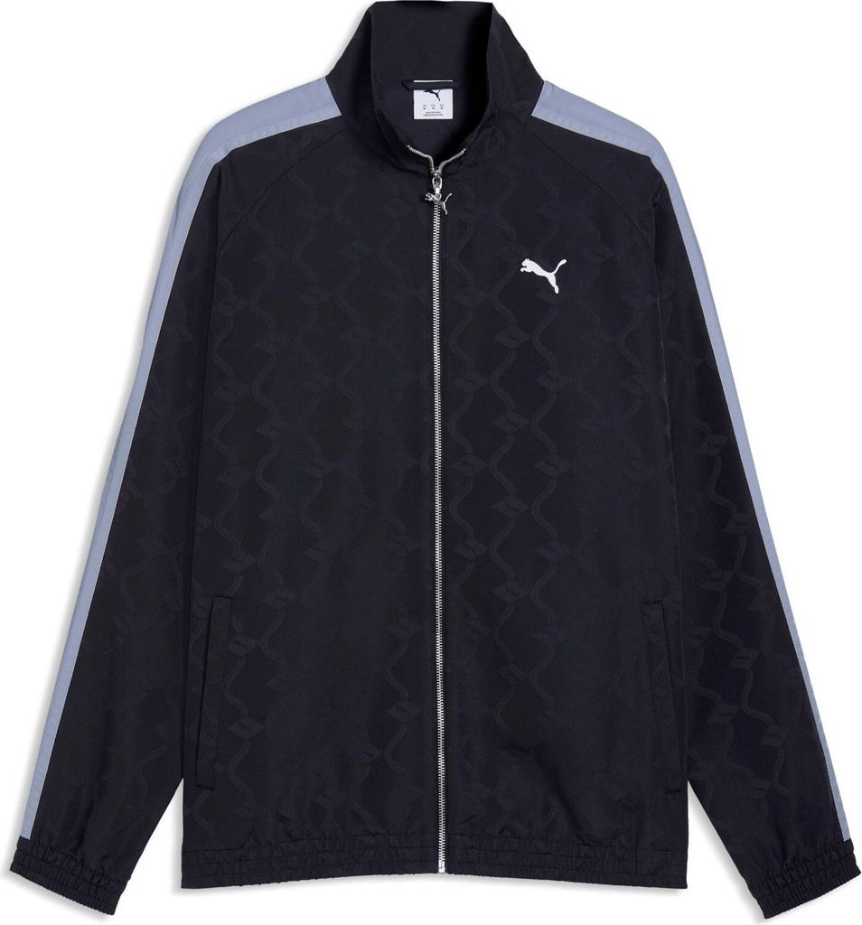 Puma T7 Jacquarded Woven Relaxed Track Jacket - New Navy, Größe:L