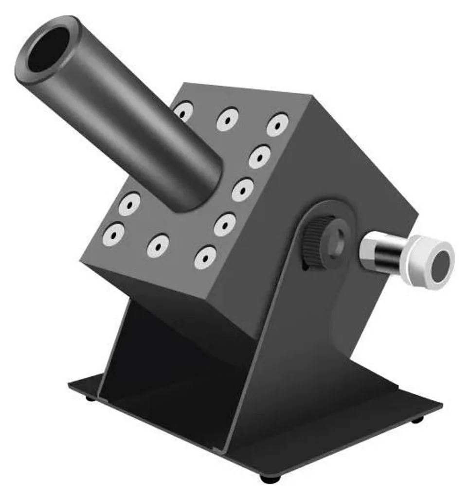 Canon à fumée CO2 DMX512 avec Éclairage LED RGBW - Jet de 8-10m