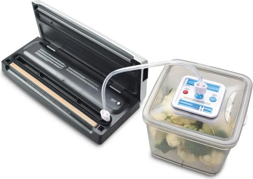 Solis 922.23 Appareil sous Vide en Acier avec Aspiration 120W Rapide