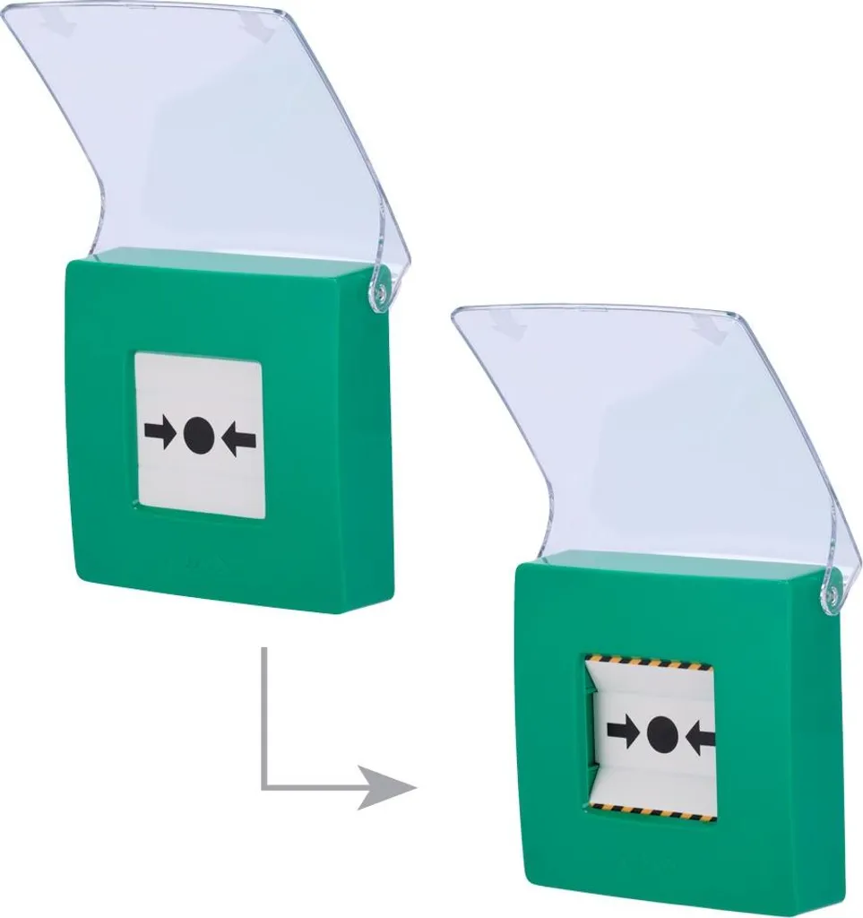 Déverrouillage issues de secours : Bouton Ajax ManualCallpoint Vert - 2