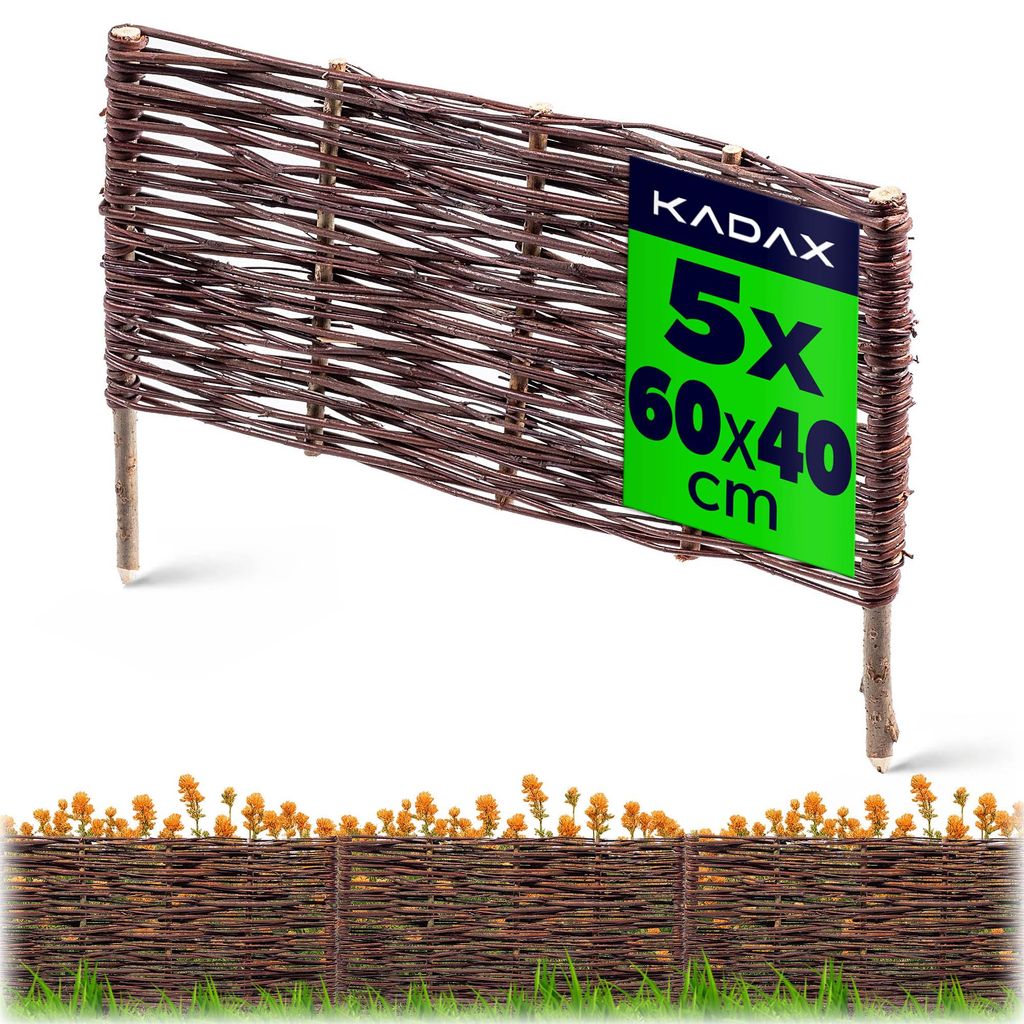 KADAX vrbová palisáda "Holme", přírodní vrbový plot, 40 cm, Obrázek produktu 