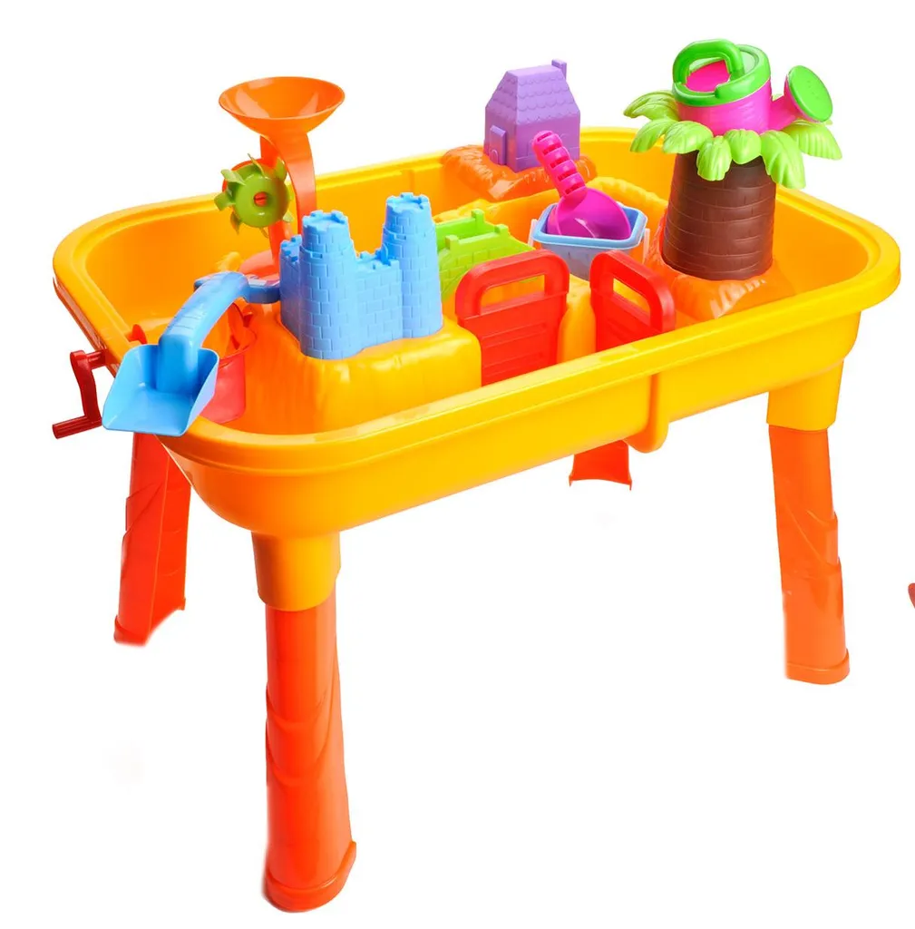 Fini l'ennui au jardin avec cette table à eau et sable pour enfants