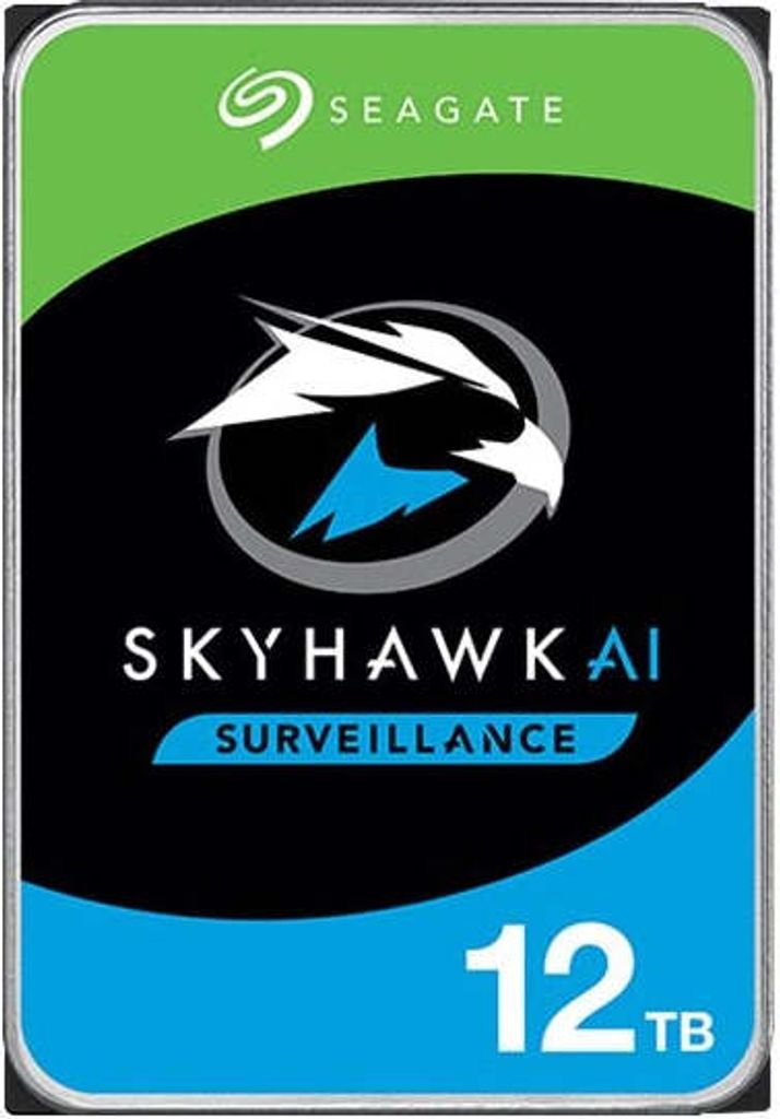 Seagate SkyHawk AI , 12 TB, 7200 RPM, 256 MB, 3.5", Serial Zdjęcie produktu 
