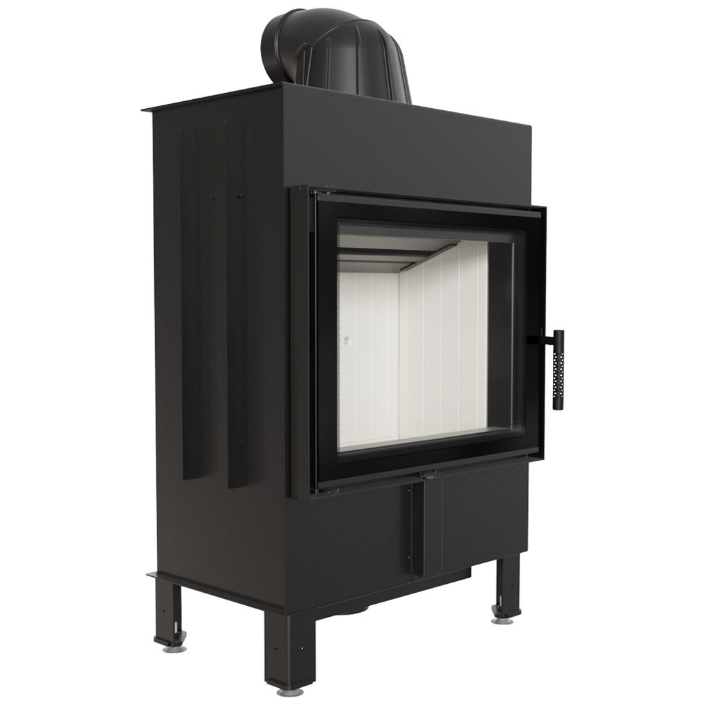 Kamineinsatz aus Stahl KRATKI LUCY 12 kW Ø 200 Produktbild 