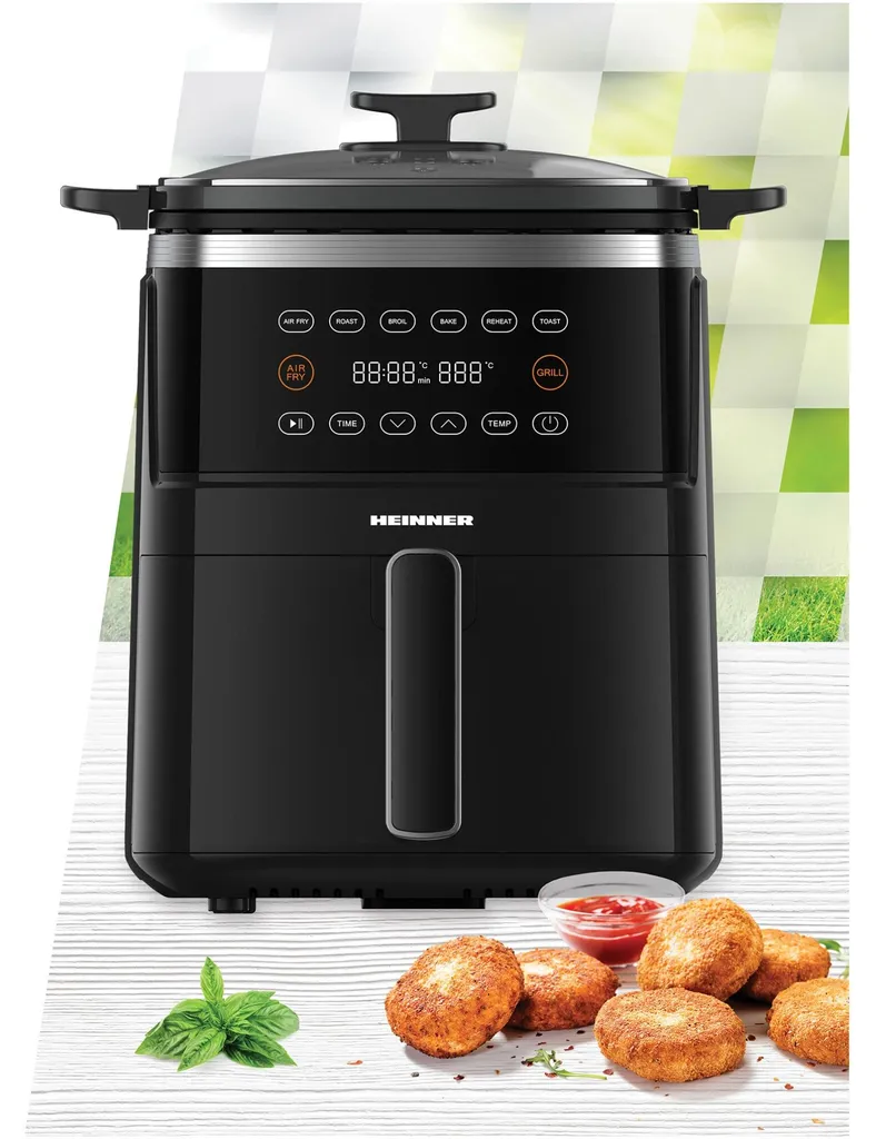 Friteuse à air chaud Heinner 5L : finies les odeurs de friture tenaces