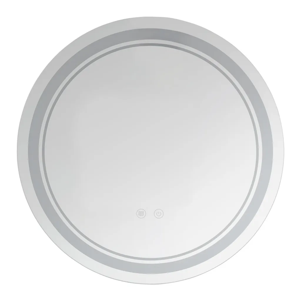 Miroir mural LED avec 3 modes d'éclairage et fonction mémoire intégrée