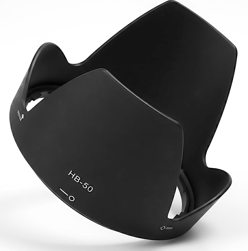 CELLONIC Gegenlichtblende kompatibel mit Nikon AF-S NIKKOR 28-300 mm 1:3,5-5,6G ED VR - Bajonett HB-50 Objektiv Sonnenblende Kamera Streulichtblend...