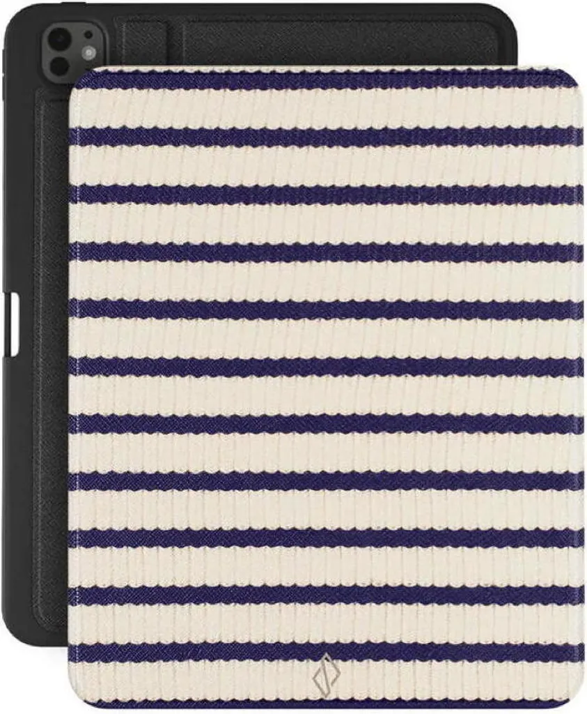Burga Folio iPad Pro 13 Argent Ancien - Étui de Protection Magnétique
