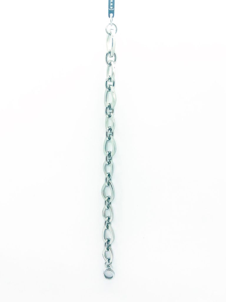 Monomania 43133-1 Armband Damen 2 Gliedergrössen Edelstahl Silber 16 cm