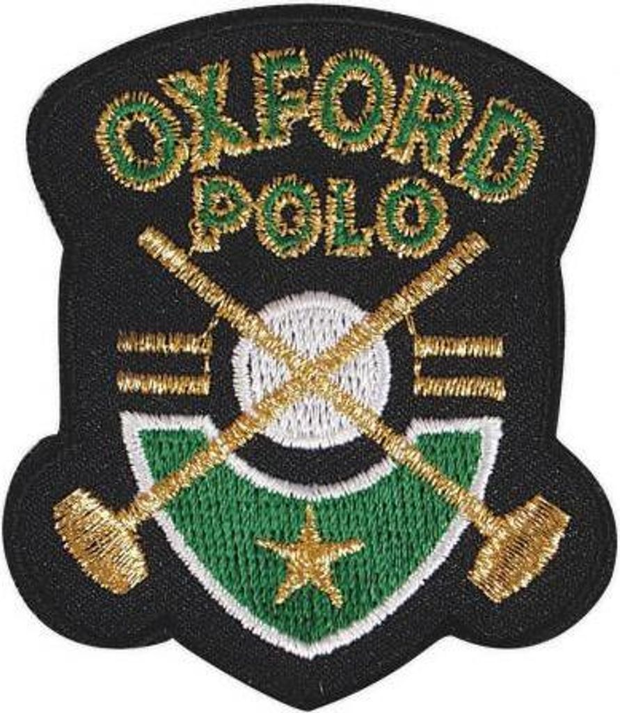 Aufnäher Patches Applikation - Oxford Polo - 04535 Gr. ca. 5,5 x 6,5 cm