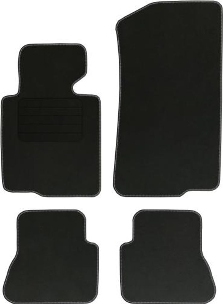 Velours Fußmatten für BMW 3 E46 Cabrio Bj. 1999 - 2006 Mit Absatzschoner BASIC