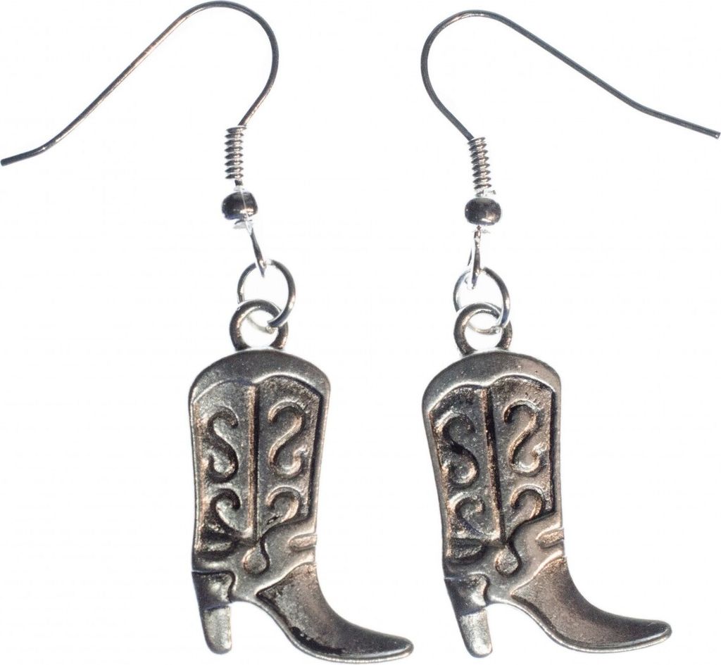 Cowboystiefel Ohrringe Miniblings Hänger Wilder Westen Produktbild 