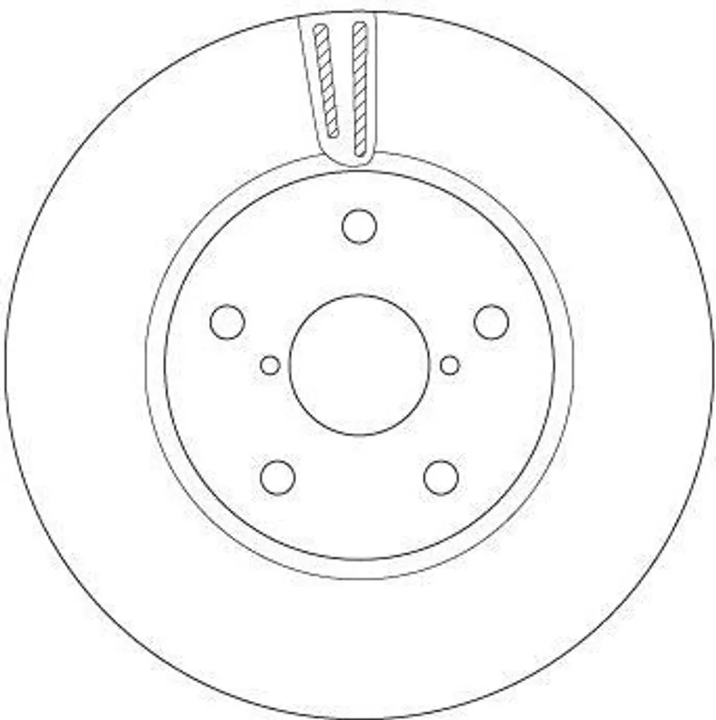 2x Disques de frein TRW DF6727S pour Subaru Levorg I et Legacy VI 57mm